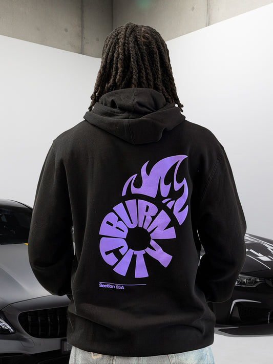 Section 65A Burnout Hoodie (Black)