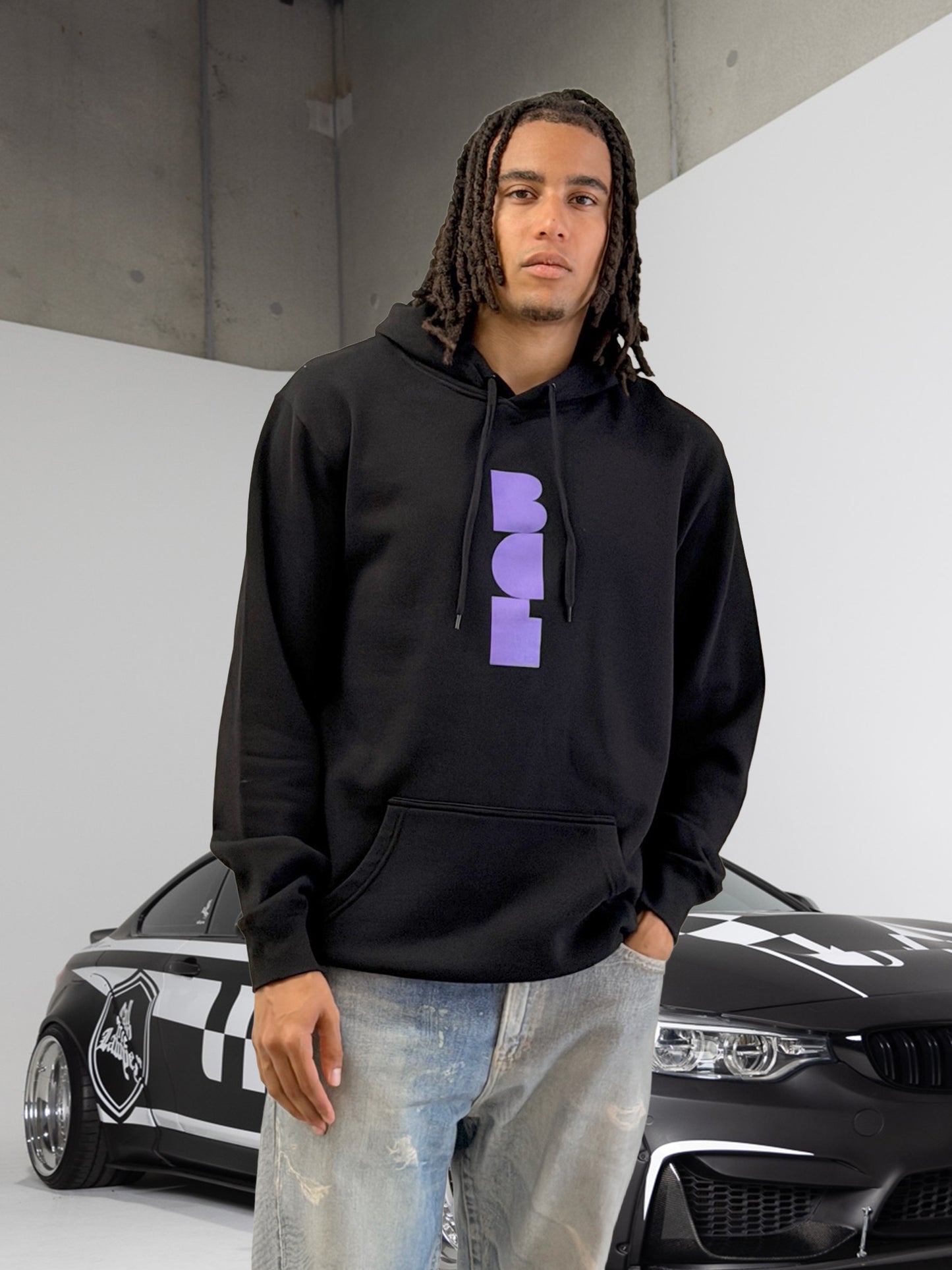 Section 65A Burnout Hoodie (Black)