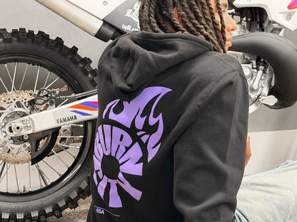 Section 65A Burnout Hoodie (Black)